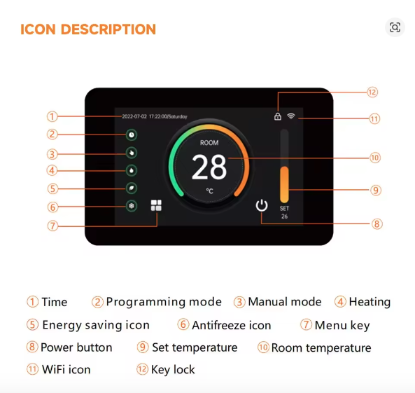 SmartControl WiFi Termostat ProLine - Slika 5